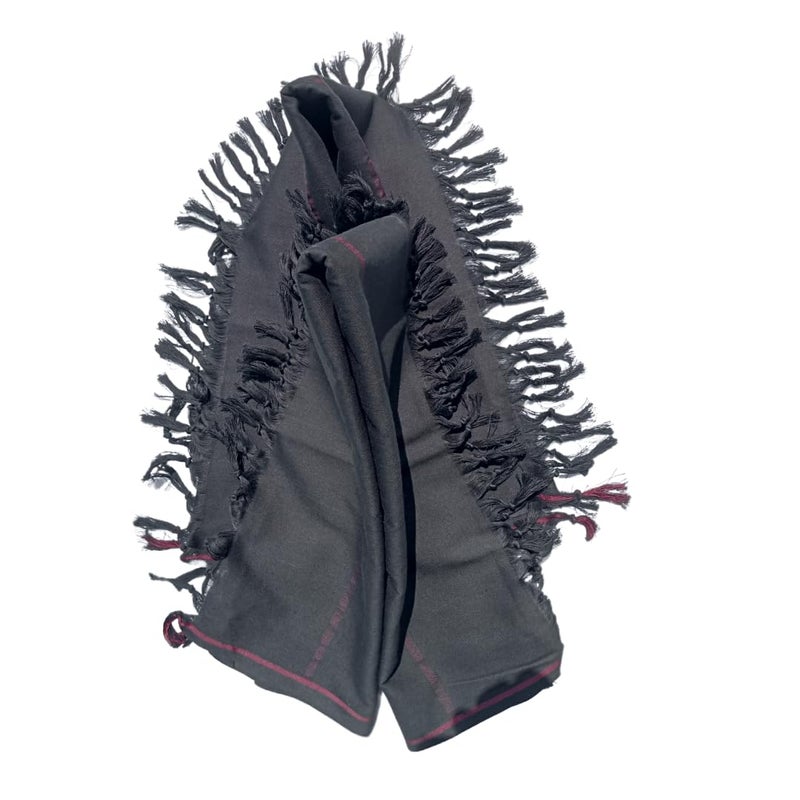 Ayyappa Pooja Thorthu Towel Black Kasi Kavi Gamcha Men 75 x 150 cm Pack of 2 - Image 4