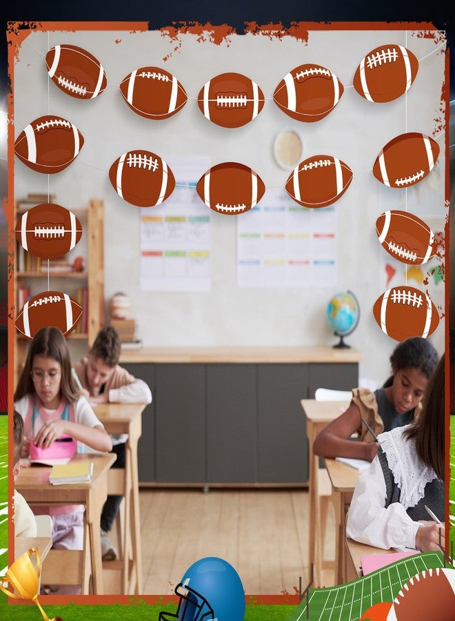 تاوباري 24 قطعة من قوالب كرة القدم من TaoBary، مقاس 7.09 بوصة، في 6 تصميمات ورقية لكرة القدم، ملصقات ولوحات إعلانات للفصول الدراسية، مع 48 قطعة من نقاط الغراء لحفلات أعياد الميلاد وحفلات استقبال المولود، لافتة حائط DIY - Image 5