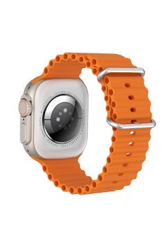 Microwear W68 Watch Ultra 2inch IPS Screen Sport Smartwatch with Orange Ocean Band  - Image 2