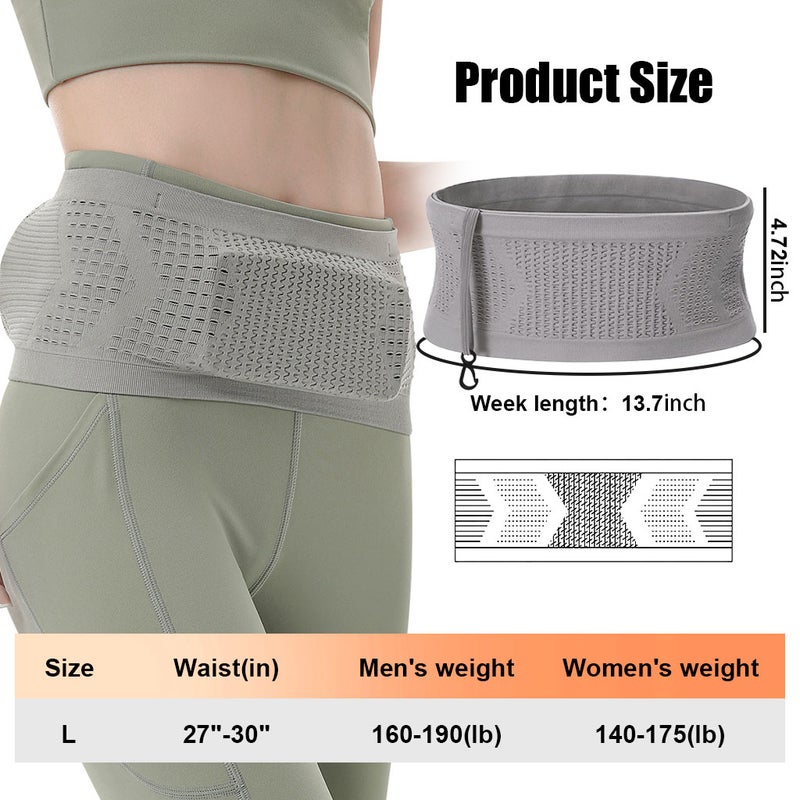 HANNEA® Slim Running Belt Bag with Hook Elastic Waist Bag for Keep Phone - Image 5