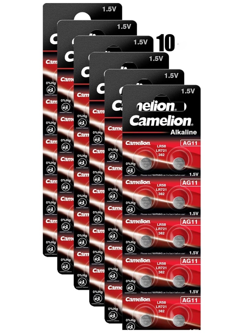 Camelion Camelion alkaline button cell batteries AG11 10 Packs - Image 1
