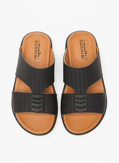 DUCHINI Boys Textured Slip-On Arabic Sandals