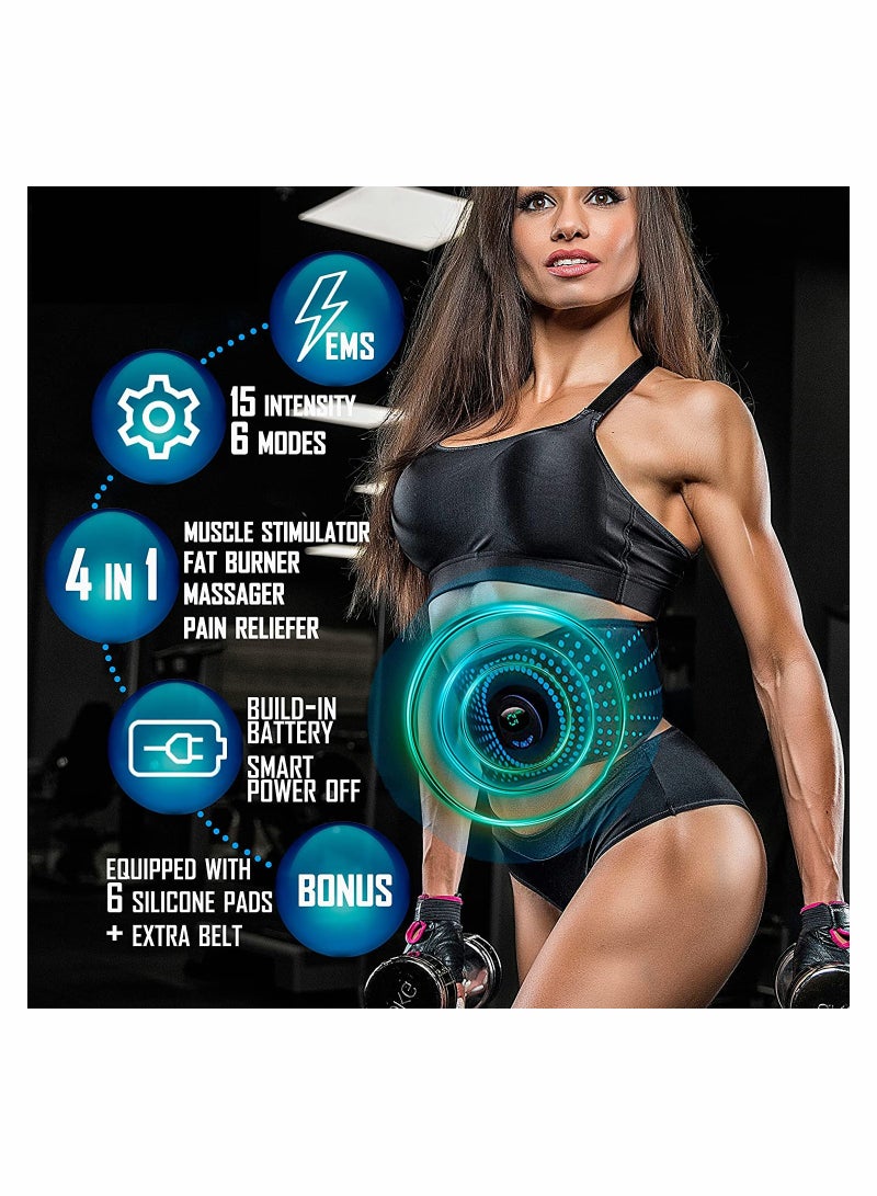 KASTWAVE Muscle Stimulator Belt, Muscle Trainer - Image 3