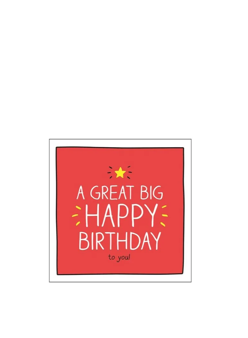 Pigment A Great Big Happy Birthday Greeting Card