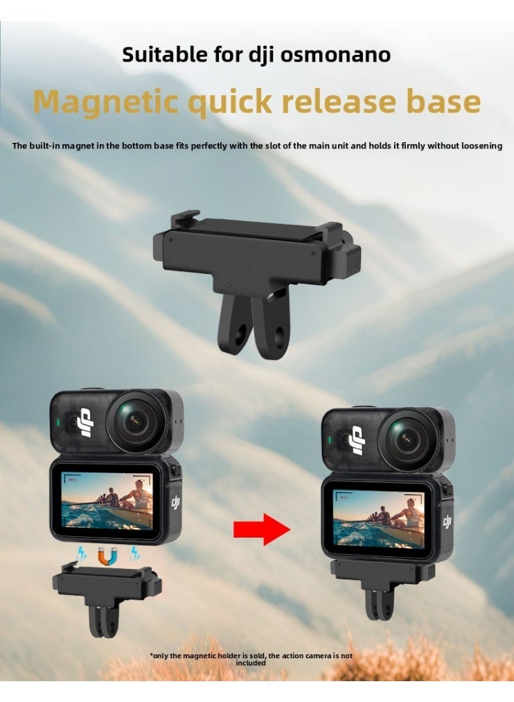 For DJI Osmo Nano Magnetic Adapter | Quick-Release Camera Mount Connector for Main Camera & Multi-Functional Module | Stable Snap-On Magnetic Expansion - Image 3