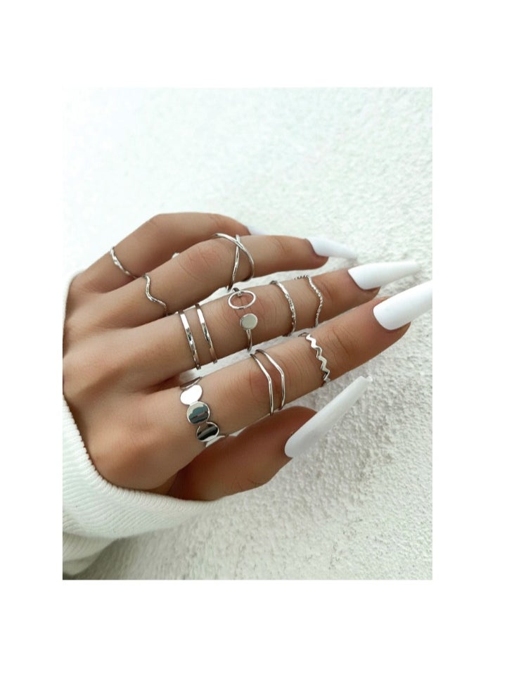Shein 10pcs Round Decor Ring  - Image 1