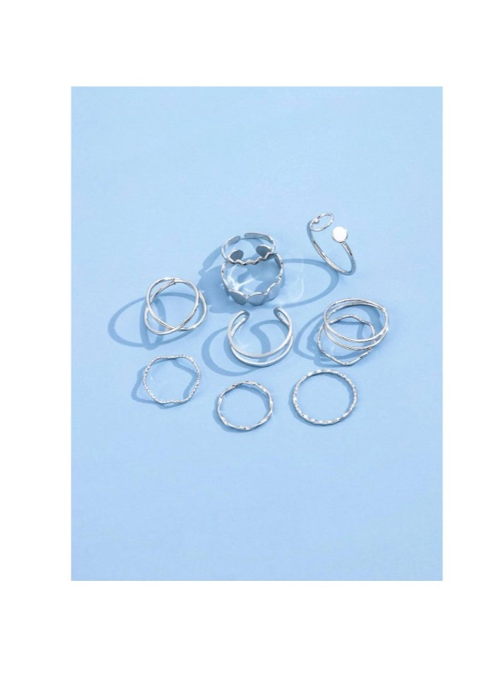 Shein 10pcs Round Decor Ring  - Image 2