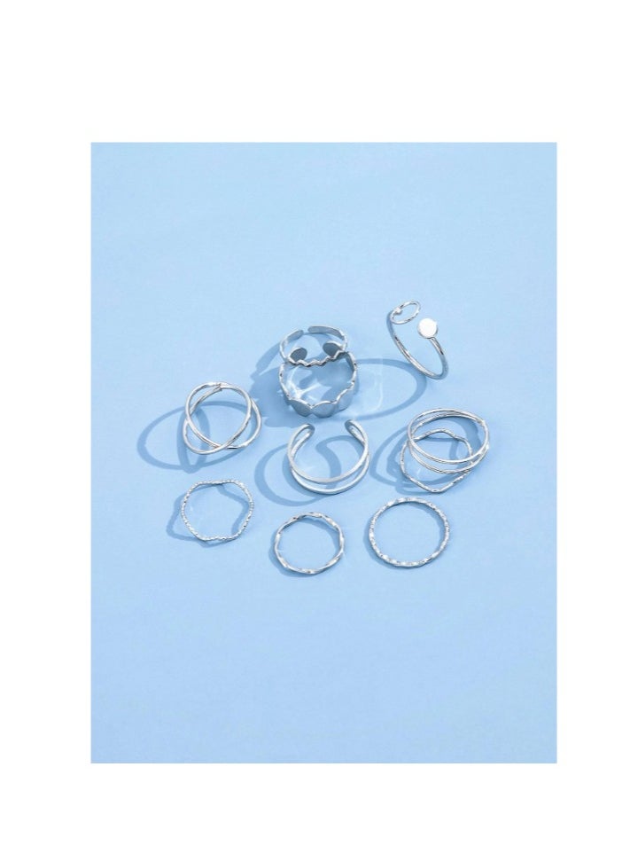 Shein 10pcs Round Decor Ring  - Image 5