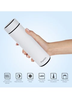 blupebble Smart Water Bottle With LED Temperature Indicator Display  - Image 2