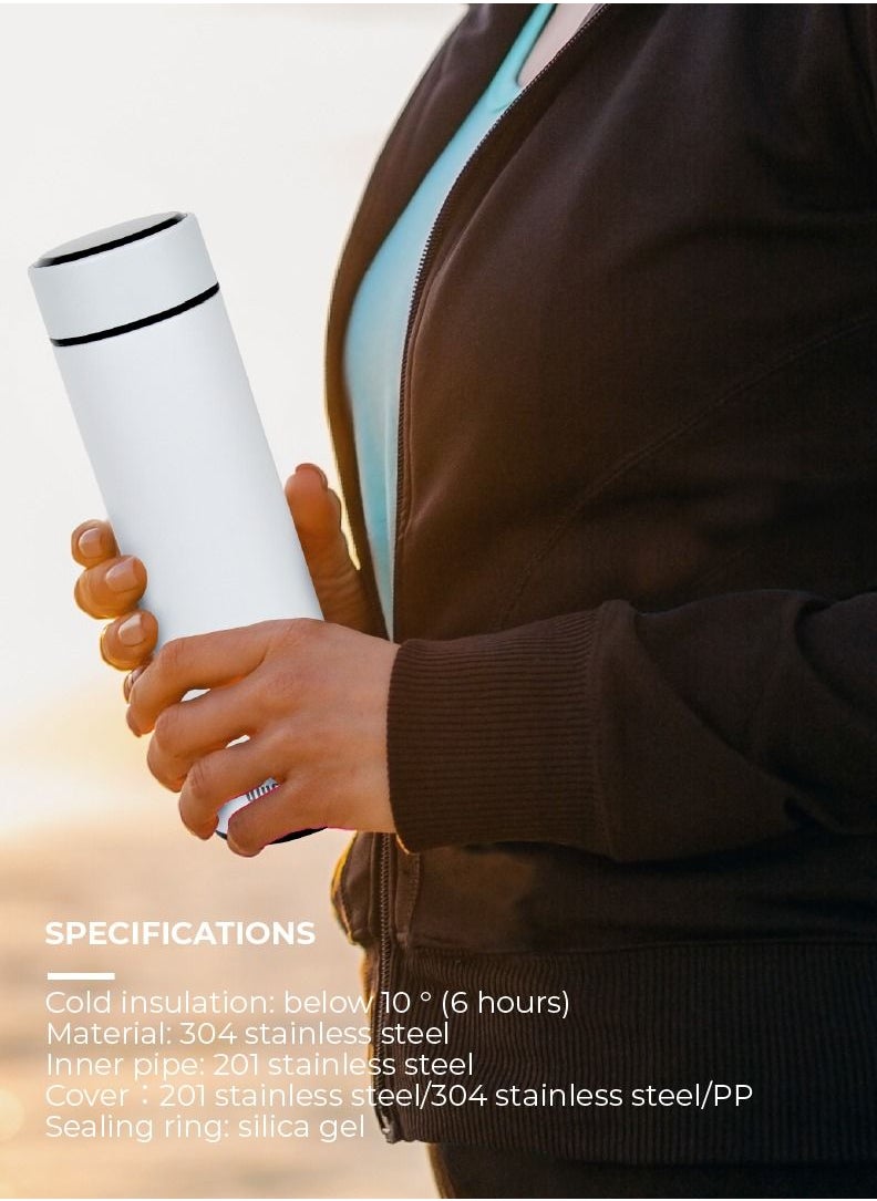 blupebble - Smart Water Bottle With LED Temperature Indicator Display - Image 1