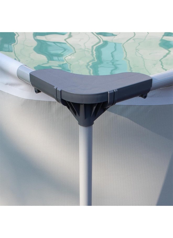 Cady One - Rectangular swimming pool with a solid and durable steel frame, easy to install, for children and adults, 300*270*66 cm - Image 1