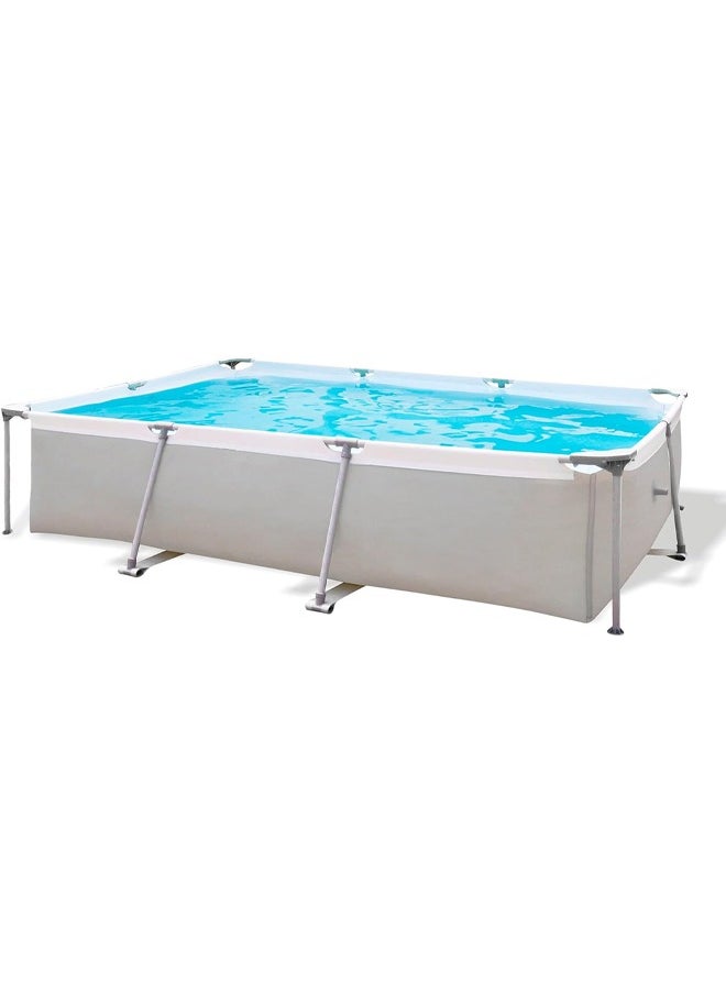Cady One - Rectangular swimming pool with a solid and durable steel frame, easy to install, for children and adults, 300*270*66 cm - Image 1