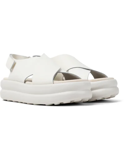 Camper Pelotas Flota Up, Women's Sandal, White