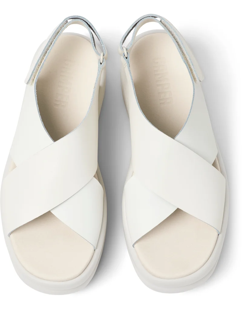 Camper Pelotas Flota Up, Women's Sandal, White