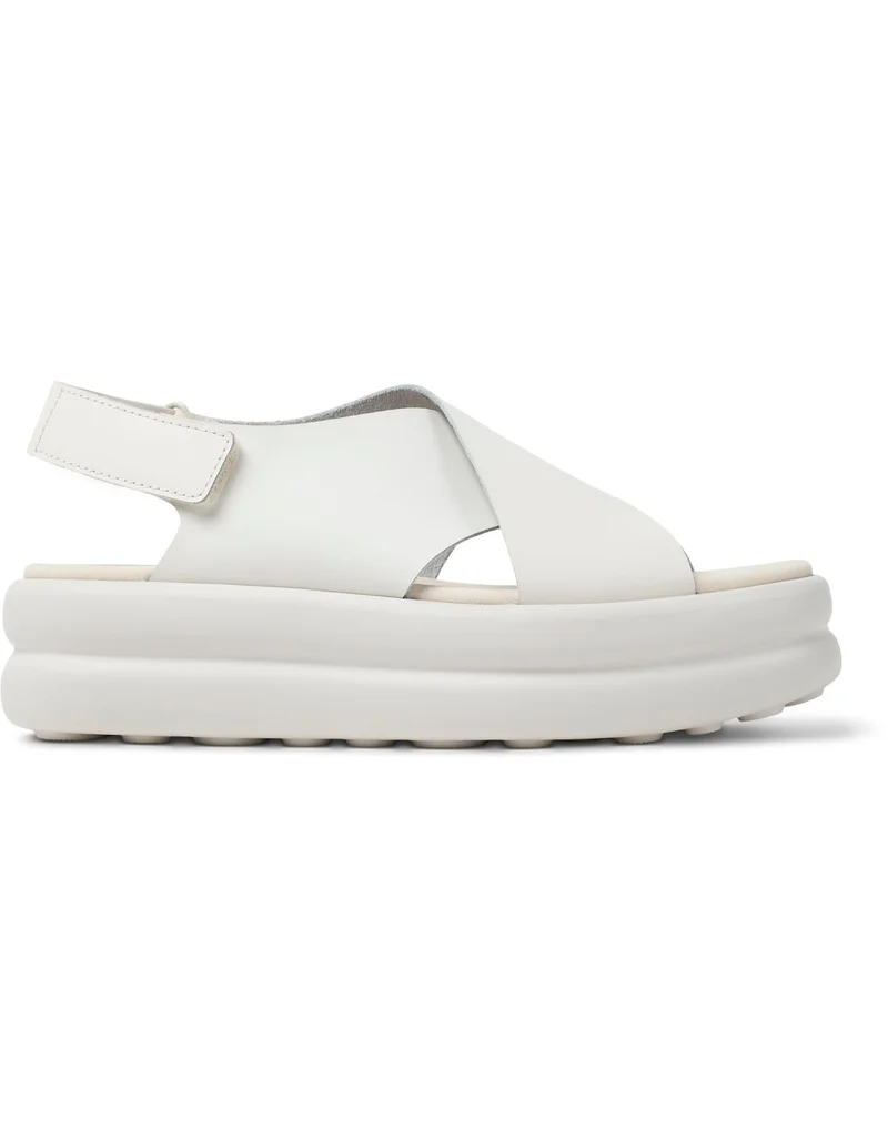 كامبر صندل نسائي فلوتا أب، أبيض