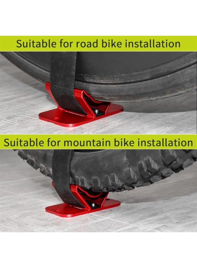 Generic Rack Mount Car Carrier Holder Installation for Road Mountain Bike Safe Transportation, Red - Image 2