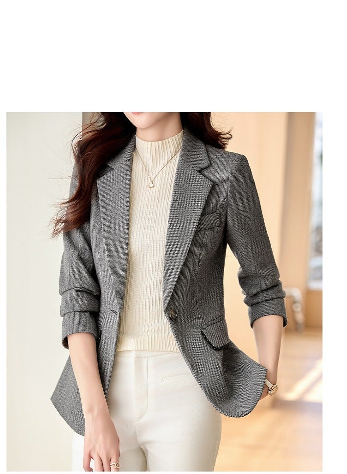 Shougu New Fashionable Casual Ms Suit Blazer - Image 1