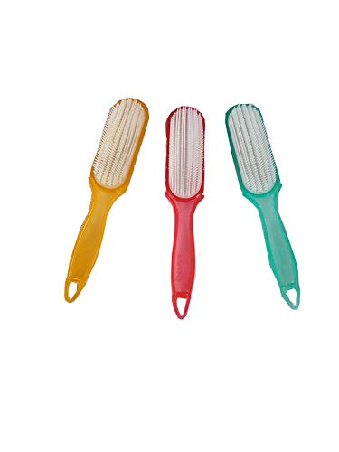 advancedestore Nail Brush with Handle, Color May Vary FEET Brush 20 cm Long Pack of 3 Pieces - Image 4