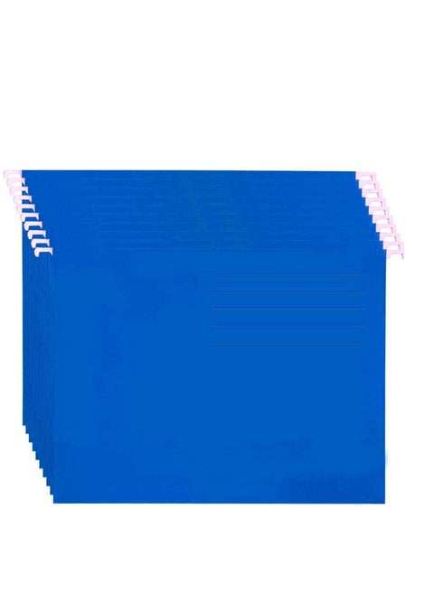 Hanging File Folders Pack of 10 Blue Suspension Files for Filing Cabinet Folders School Home Work Office Organization