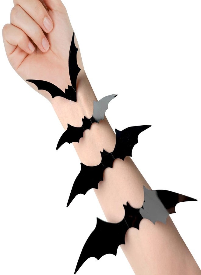 JCFIRE Bats Halloween Decorations Indoor, 120 Pcs Halloween Bats Wall Decor 4 Size PVC 3D Wall Scary Stickers DIY Party Decorations Outdoor Window Door Office Yard Home - Image 3