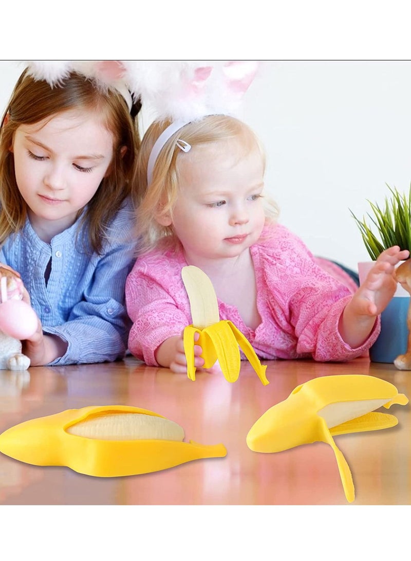NIBEMINENT Squishy Toys Slow Rising Squeeze Toys, Super Soft Stress Relief Banana Party Favors for Kids Novelty Toy Birthday Gifts Boys Girls Adults - Image 4