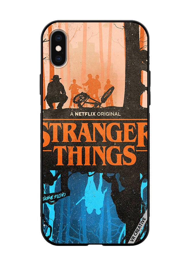 VR CREATIVE Protective Case Cover For Apple iPhone XS Max Stranger Things Design Multicolour - Image 1