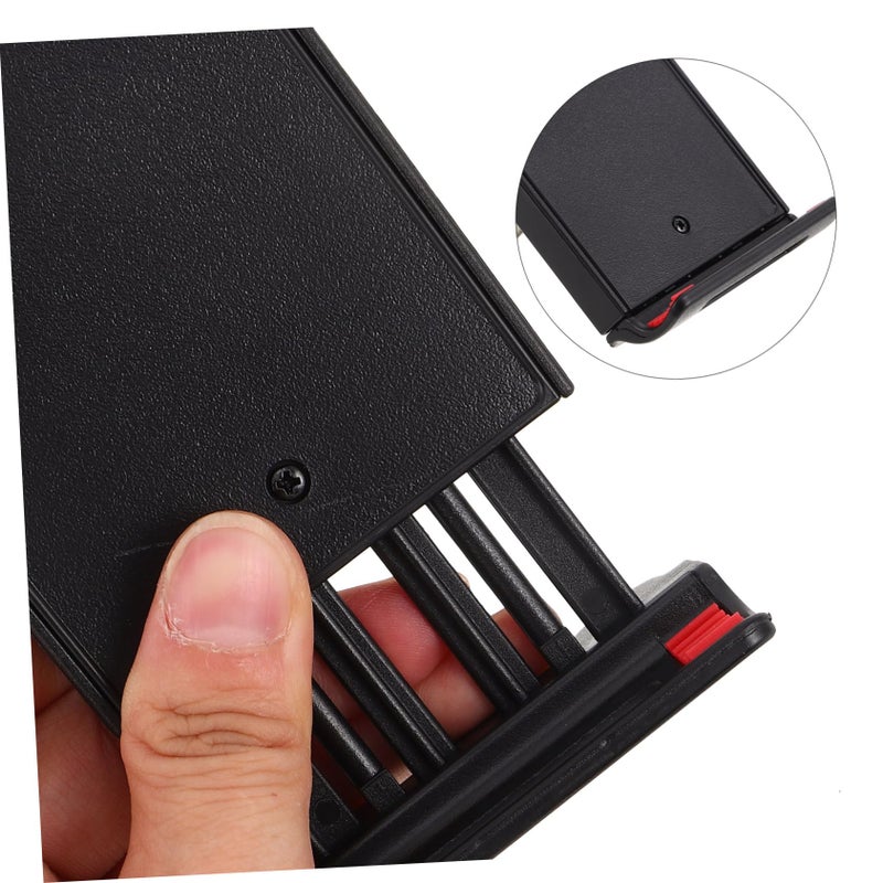 Adjustable Rotating Phone Tablet Stand with Clamp Base for Office and Travel Black - Image 4