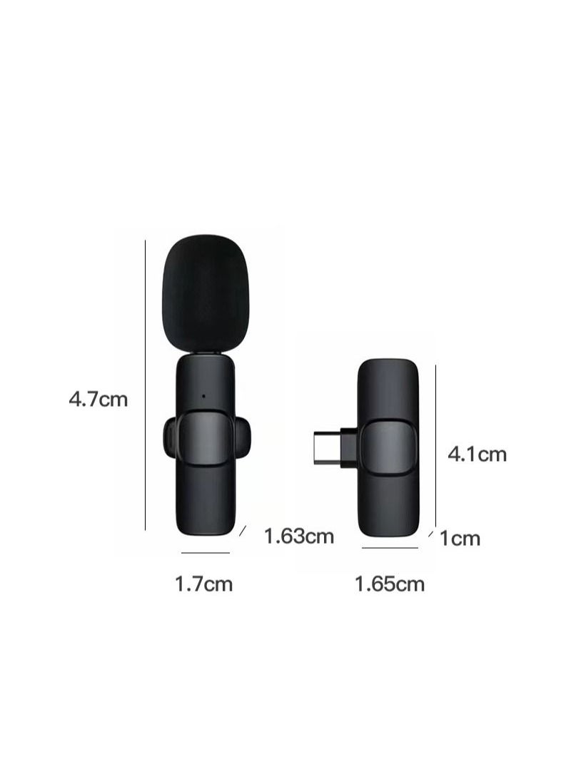 Sharpdo - One-to-two Lavalier Wireless Microphone Radio Microphone Suit For Mobile Phone Live Broadcast Equipment Bluetooth Wireless Microphone For Video Clip - Image 1