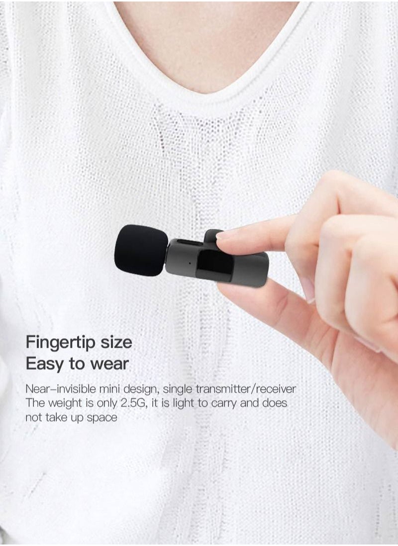 Sharpdo - One-to-two Lavalier Wireless Microphone Radio Microphone Suit For Mobile Phone Live Broadcast Equipment Bluetooth Wireless Microphone For Video Clip - Image 1