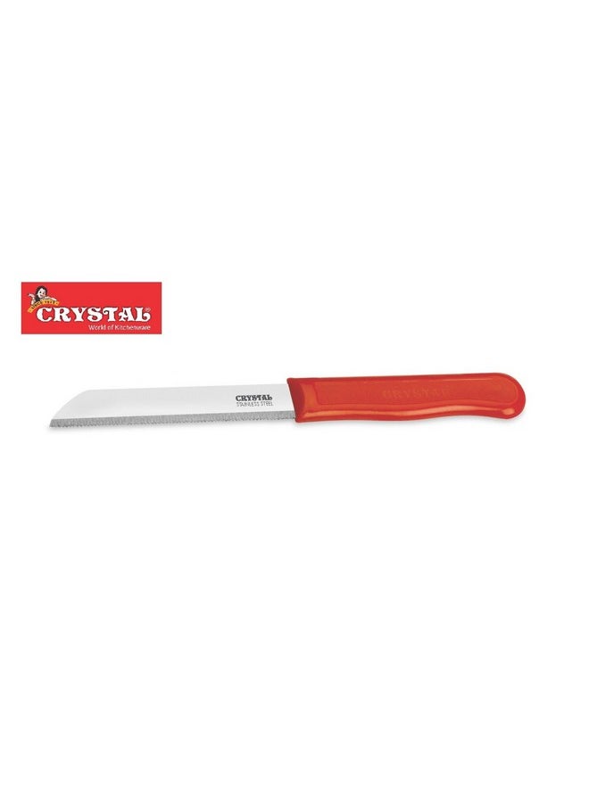 Crystal - CL010 Sleek Serrated Edge Stainless Steel Knife, Multicolour - pzsku/ZE7A226539290DE8F0E9FZ/45/_/1740118305/198b6ee7-1ddf-4fdf-a459-8a6e1dffa111