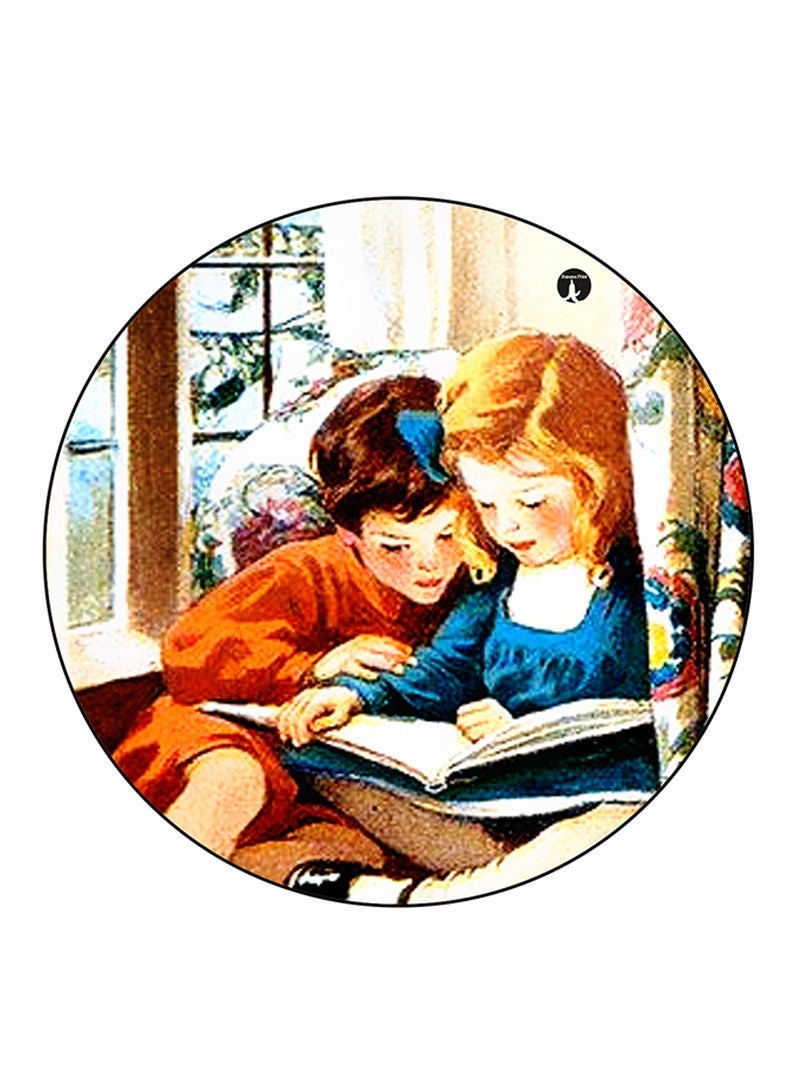 RKN Vintage Art Printed Large Pin Multicolour - Image 2