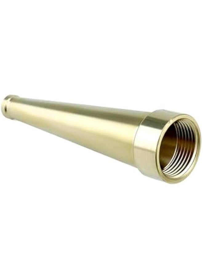Arabest Plain Hose Nozzle with 1 NPSH (NPT), 8 Length 3/8 Orifice Garden Water Hose Nozzle, Brass Fire Equipment  - Image 3