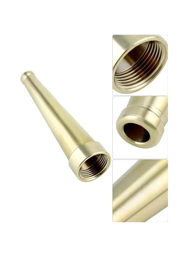 Arabest Plain Hose Nozzle with 1 NPSH (NPT), 8 Length 3/8 Orifice Garden Water Hose Nozzle, Brass Fire Equipment  - Image 5