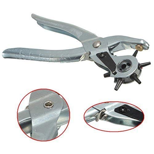 Hetkrishi MultiFunction Leather Hole Punch Tool Eyelet Pliers Button Setter Tool Kit Set of 2 - Image 3