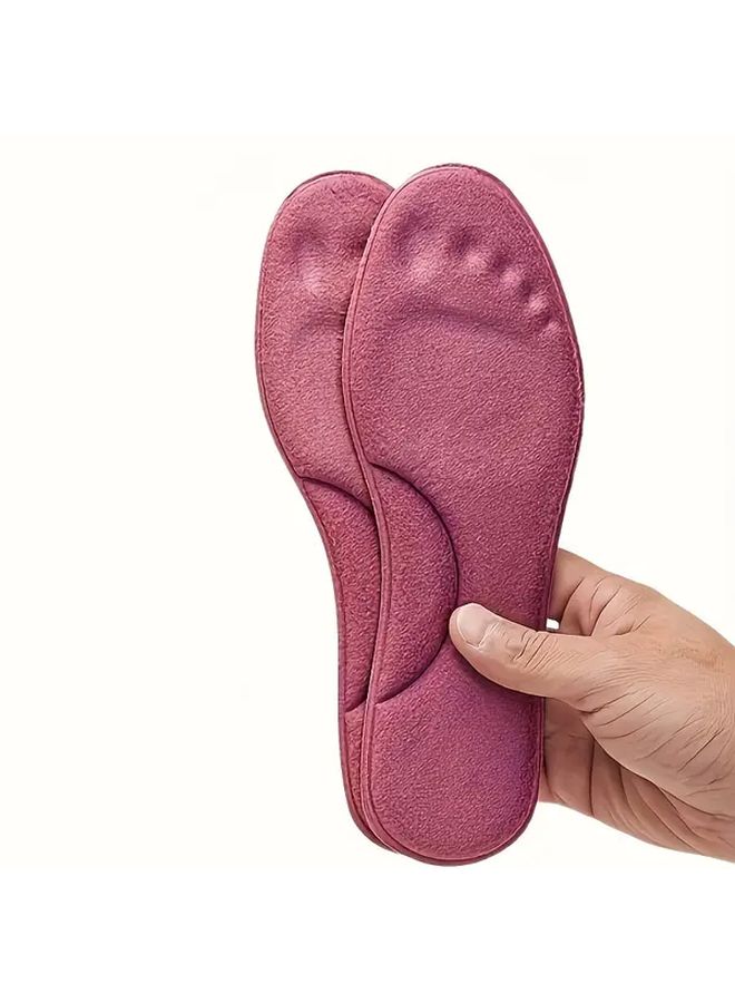 نعال شتوي أصفر سميك ودافئ للرجال والنساء لأحذية الرياضة قابل للقص - Image 5