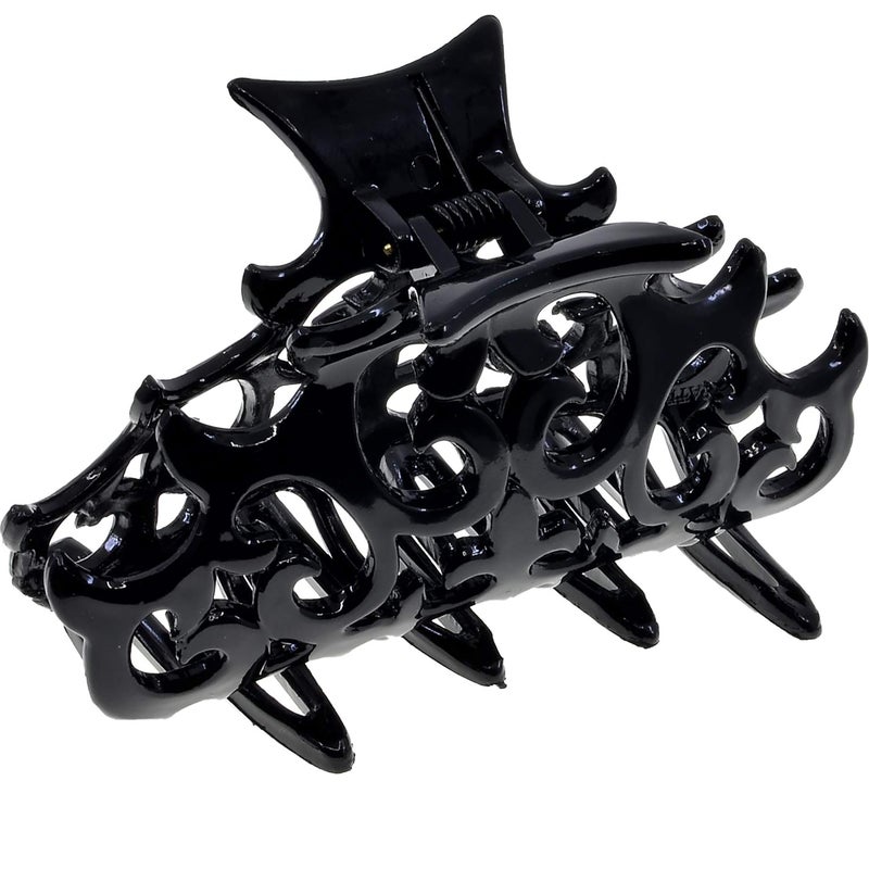 Camila Paris CP2903 French Hair Clip for Women Girls Black Hair Claw Clips Jaw Fashion Durable and Styling Hair Accessories for Women Strong Hold No Slip Grip Made in France