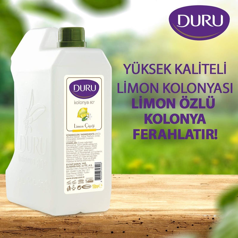 Duru Duru Duru Cologne - Lemon 900ml Plastic Bottle - Image 2