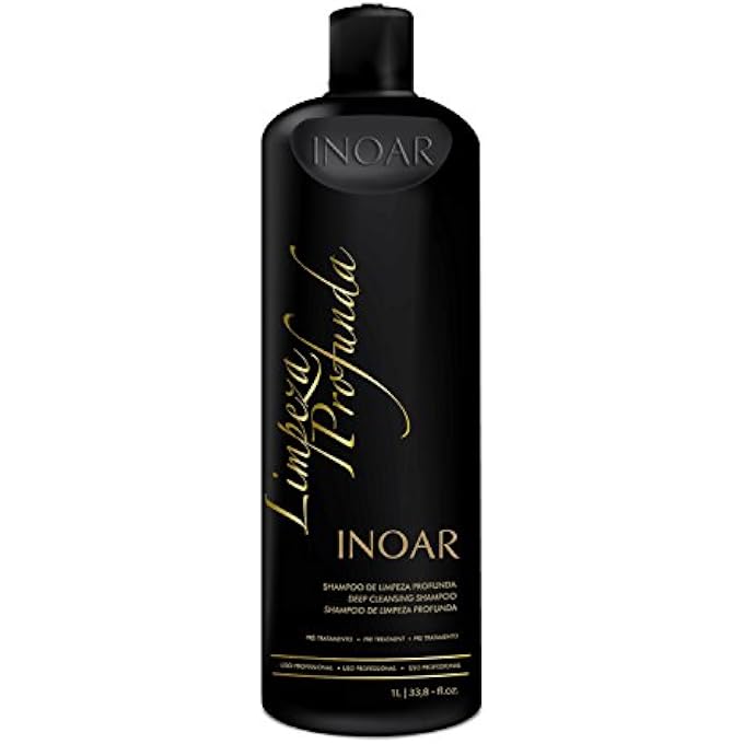 INOAR Professional - Moroccan Deep Cleansing Shampoo - 1 LITER / 33.8oz