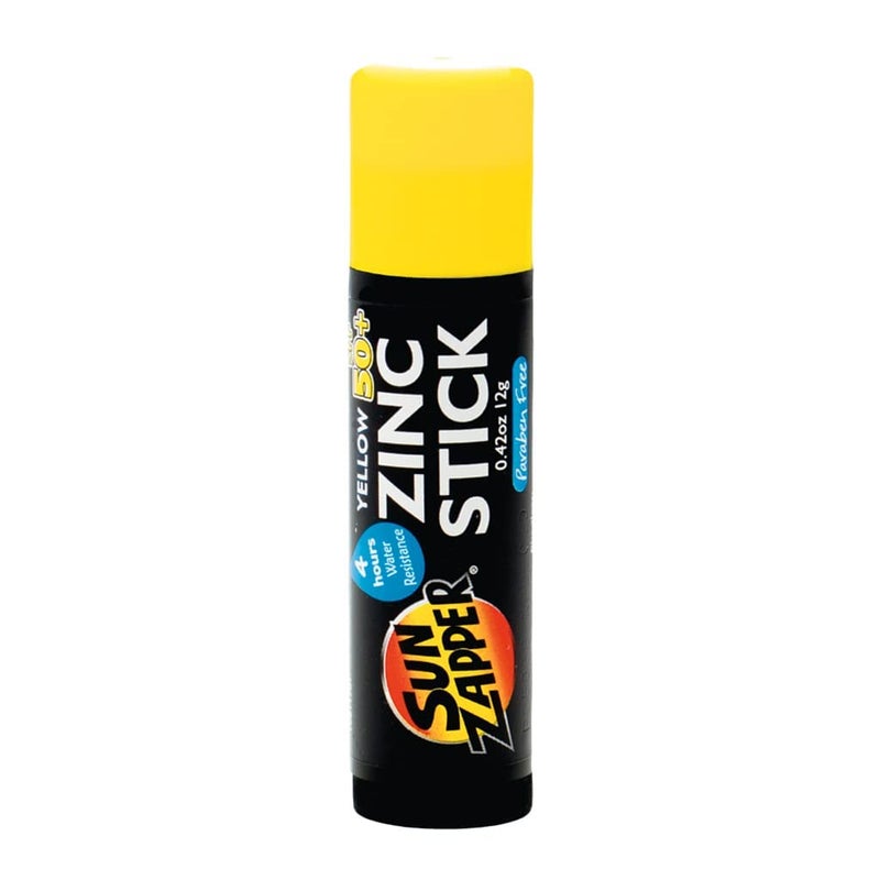 Sun Zapper Zinc Oxide Sunscreen Stick SPF 50 Yellow Colored Mineral Sunscreen Stick for Face Water Resistant Sunblock for Kids and Adults Travel Size 12g 042 oz Australian Made - Image 3