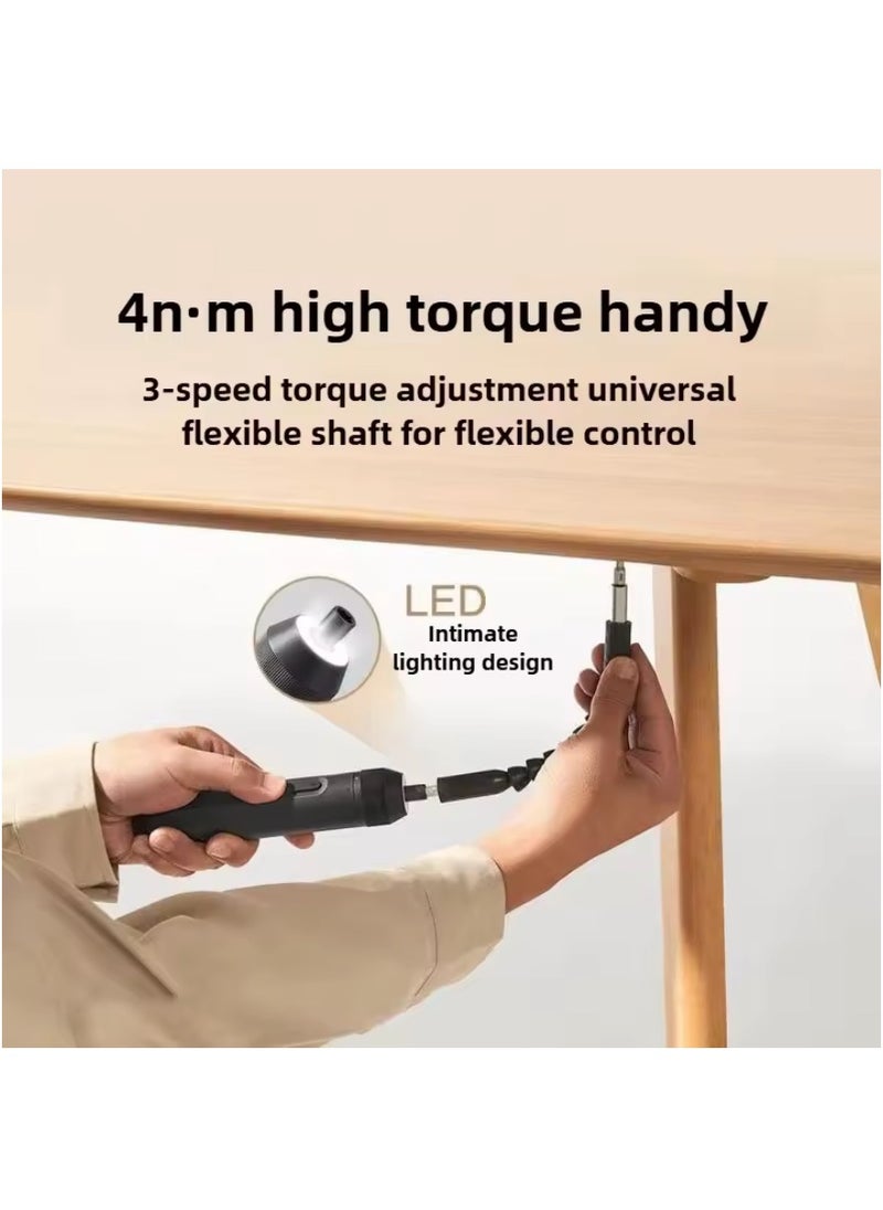 Xiaomi Xiaomi Mijia Electric Tool Set Portable Screwdriver Household Hand Tool Kit with Good Quality Plastic Toolbox Storage Case  - Image 4
