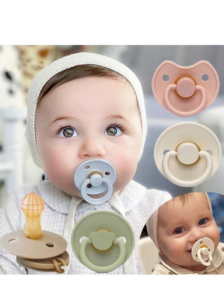 بيبي لهّايات الأطفال | حزمة واحدة من اللهايات | خالية من مادة اللاتكس الطبيعية الخالية من مادة BPA الغذائية | مقاومة فائقة النعومة للعض | مضادة للتفلطح أثناء النوم | لعبة تسنين الأطفال  - Image 2