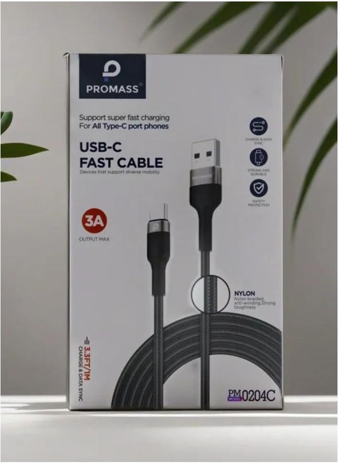 بروماس كابل شحن ونقل بيانات عالي الأداء من USB إلى C