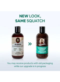 Dr. Squatch Cypress Coast Shampoo for Men - Keep Hair Looking Full, Healthy, Hydrated - Naturally Sourced and Moisturizing Men's Shampoo  - Image 2