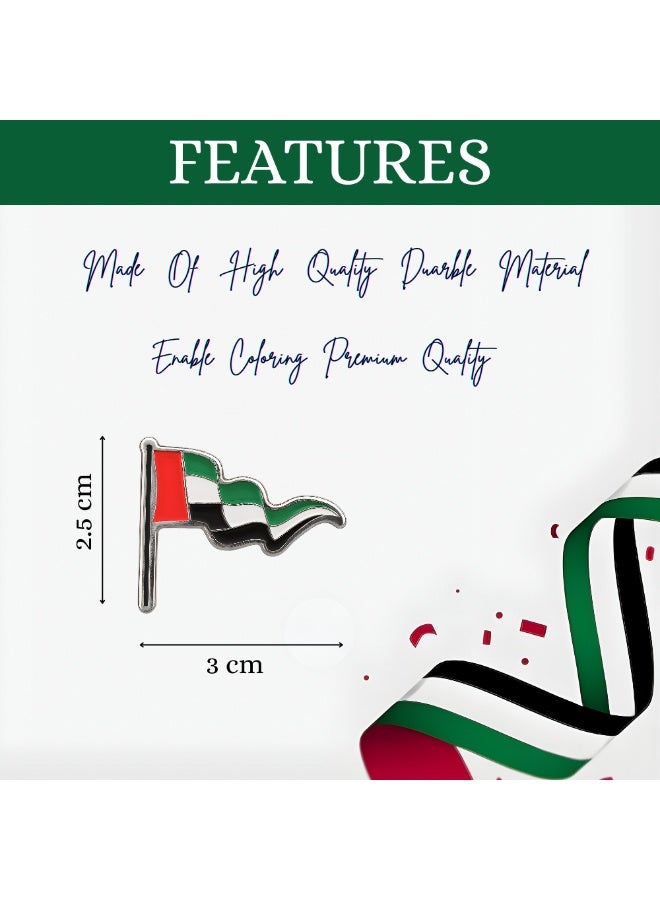 PRINTSHOP4ME UAE National Day Badges for celebrating National | Flag day and spirit of union badges for men | Women | Kids for events - Image 3