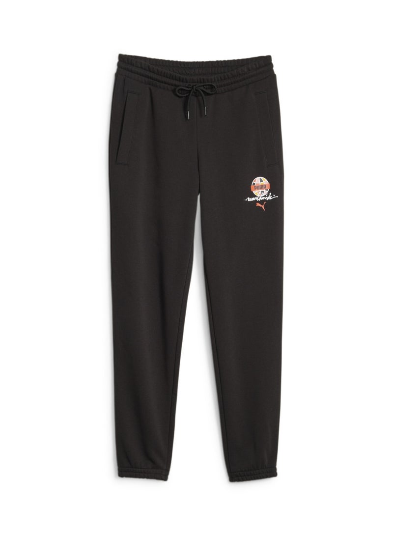 PUMA Sportswear by Womens Black Sweatpants - Image 1