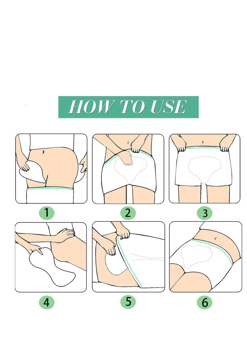SUNSAR 4 Count Mesh Postpartum Underwear, Disposable High Waist C-Section Postpartum Underwear by |Super Soft, Stretchy, Breathable, Wicking, Latex-Free  - Image 5