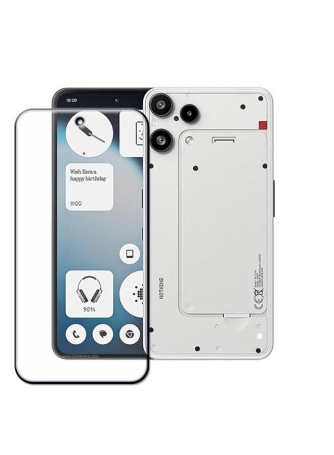 Screen Protector for Nothing Phone 3A Lite Tempered Glass Screen Protector 9H Hardness Anti Fingerprint Scratch Resistance for Nothing Phone 3A Lite - Image 1
