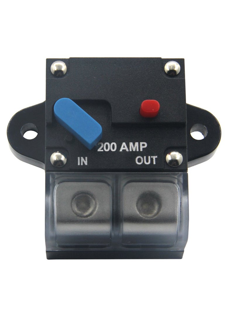 ZOOKOTO ZOOKOTO 12-24 Volt DC 200A Circuit Breaker, 0 or 4 Gauge Trolling Motor Auto Car Marine Boat Bike Stereo Audio Inline Fuse Holders Inverter 200A  - Image 3