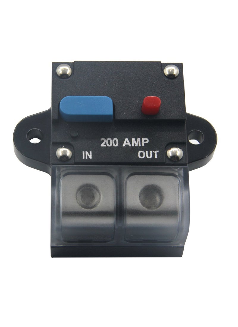 ZOOKOTO ZOOKOTO 12-24 Volt DC 200A Circuit Breaker, 0 or 4 Gauge Trolling Motor Auto Car Marine Boat Bike Stereo Audio Inline Fuse Holders Inverter 200A  - Image 4