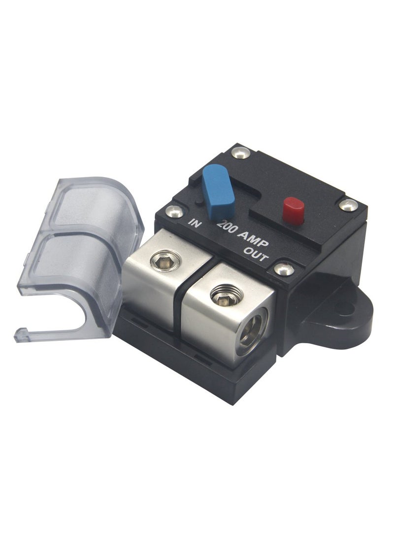 ZOOKOTO ZOOKOTO 12-24 Volt DC 200A Circuit Breaker, 0 or 4 Gauge Trolling Motor Auto Car Marine Boat Bike Stereo Audio Inline Fuse Holders Inverter 200A  - Image 5